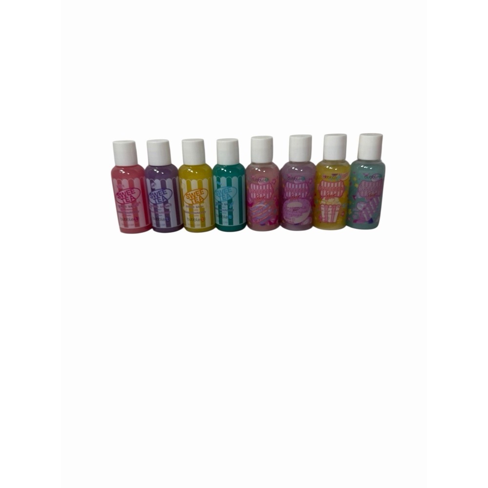 lot of‎ 8 BUBBLE T SWEETEA SHOP bubble bath 3.38 oz 100 ml each